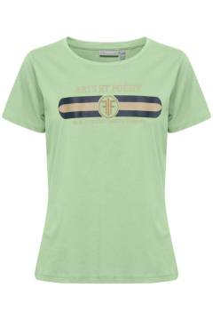 Vis detaljer for Fransa Riley Tee Green  Billede af Fransa Riley Tee Green