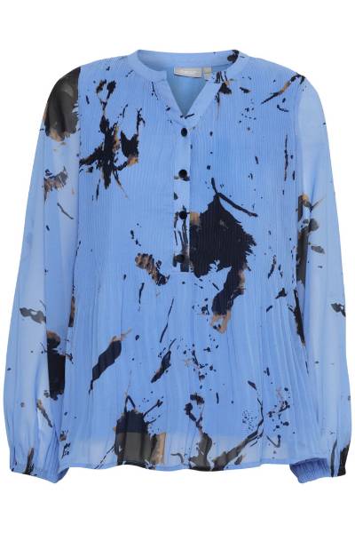 Billede af Fransa Lissa shirt Blue Mix