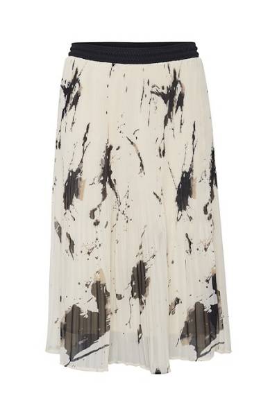 Billede af Fransa Lissa Skirt BLK/White