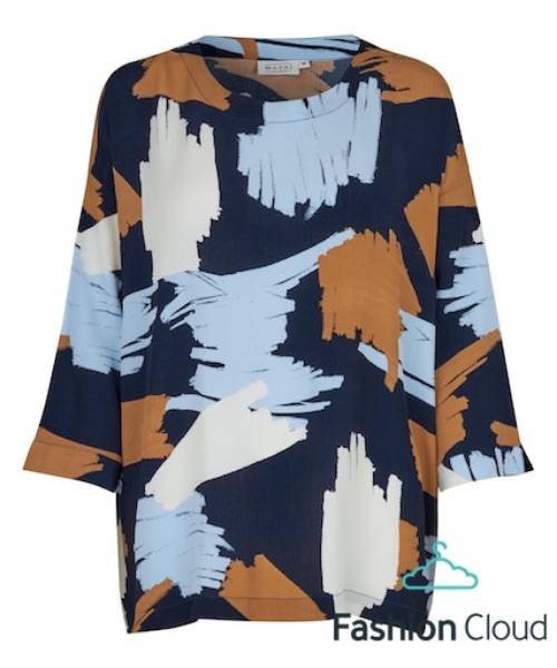 Billede af Masai Top Becca Moss Print