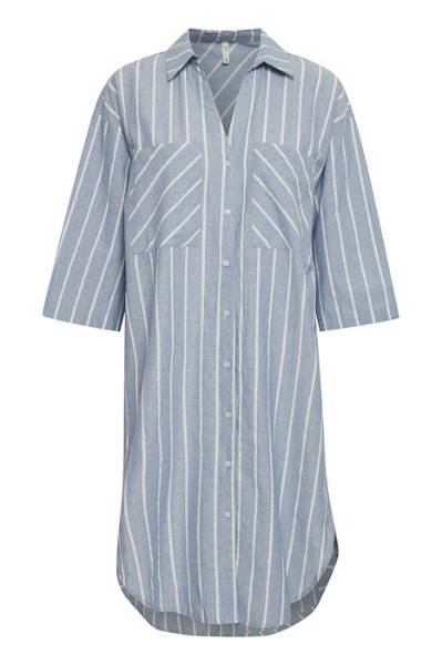 Billede af Pulz Mathilda Dress Shirt Blue
