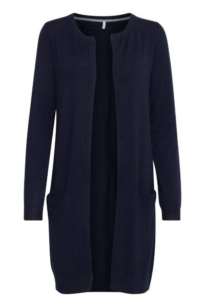 Billede af Pulz Sara Long Cardigan Navy 502032