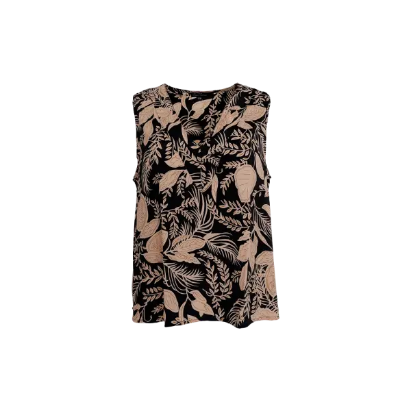 Billede af Black Colour Top Luna Floral BLK