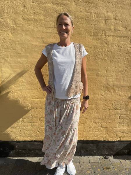 Billede af Marta Skirt Beige Print