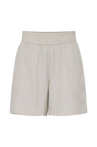 Billede af Fransa Lin Shorts Sand Stripes