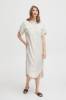 Billede af Fransa Lin Dress Sand Stripe
