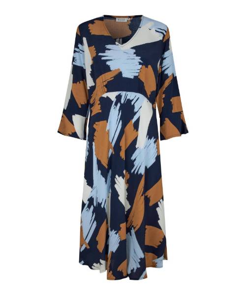 Billede af Masai Dress Nita Blue Print