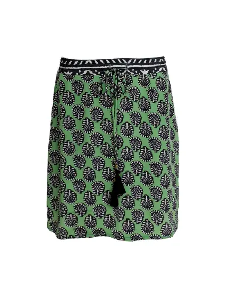 Billede af Black Colour Luna Skirt Green