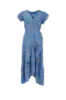 Billede af Black Colour Luna Wrap Dress Blue