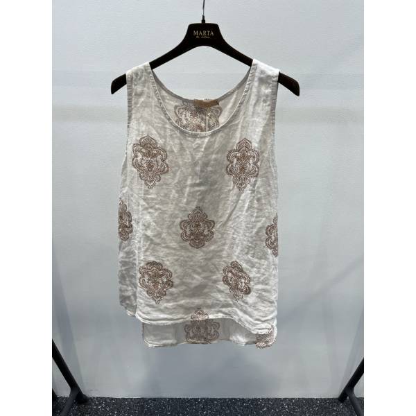 Billede af Marta Top Sabbia Print 82647