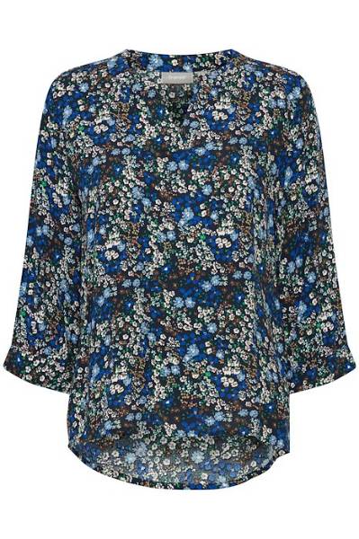 Billede af Fransa Flowy Bluse Bell Blue