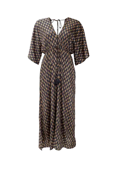Billede af Black Colour Dress Luna V-Neck Grey