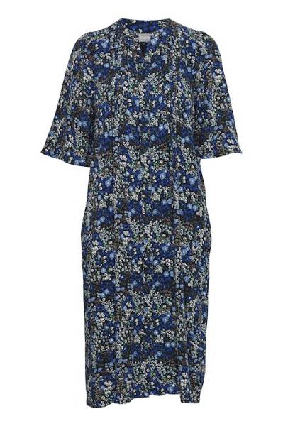 Billede af Fransa Flowy Dress Bell Blue