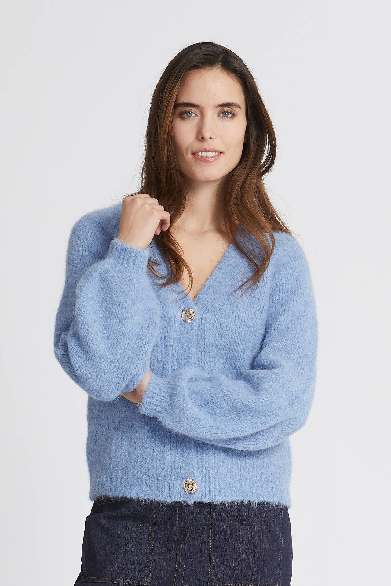 Rue de Femme Lope Knit Cardigan - Midnight main image 0