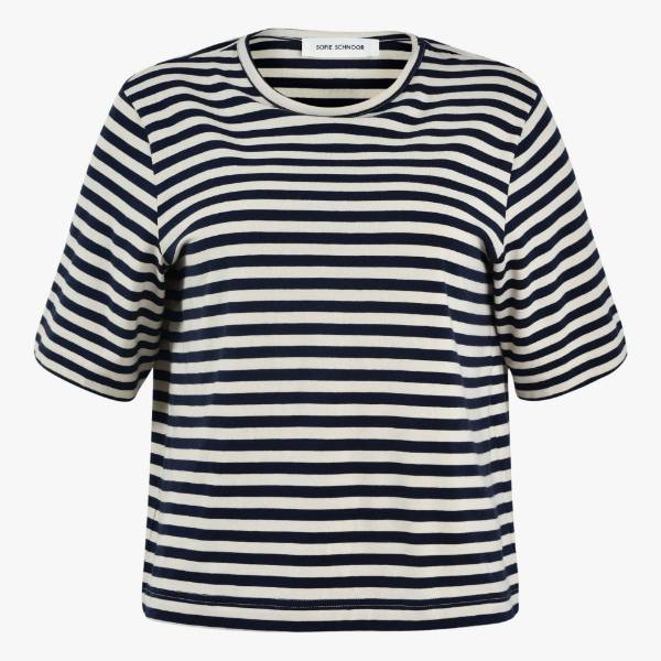 Billede af Sofie Schnoor T-Shirt Med strib Navy
