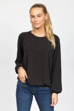 Vis detaljer for 2-Biz Dabel Blouse Black Billede af 2-Biz Dabel Blouse Black