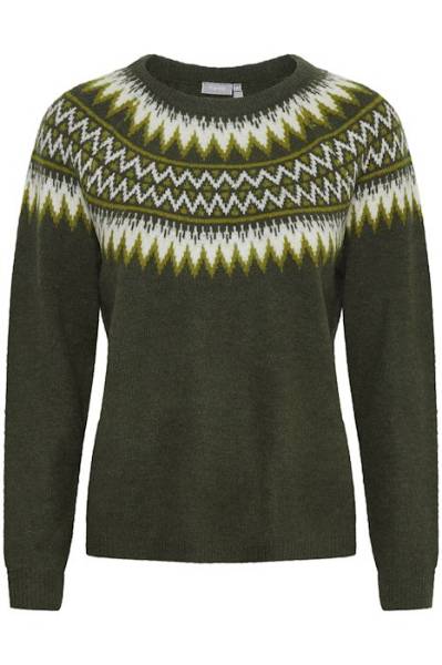 Billede af Fransa Isabella Pullover Green Mix