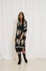 Billede af Marta Merle Dress Black Print 4991