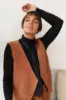 Billede af Black Colour Chicago Vest Camel