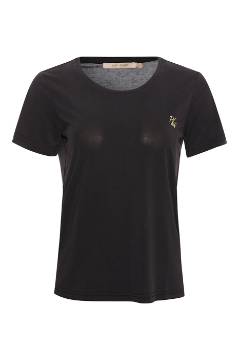 Vis detaljer for Rue De Femme Zoe T-Shirt BLK  Billede af Rue De Femme Zoe T-Shirt BLK