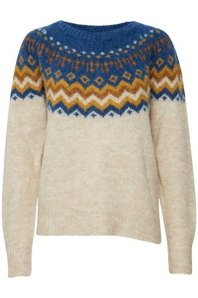 Billede af Pulz Mimi Knit Blue Mix 50207679