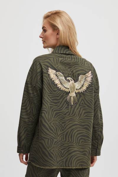 Billede af Pulz Angela Jacket Army 50207329