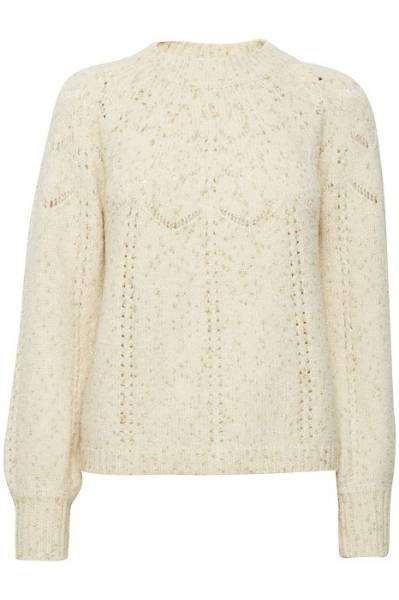 Billede af Fransa Spit Pullover Whitecap Gold