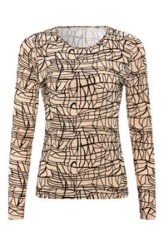 Vis detaljer for Rue de Femme Mesh Tee Sand Billede af Rue de Femme Mesh Tee Sand