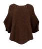 Billede af Black Colour Bella Poncho Coffee