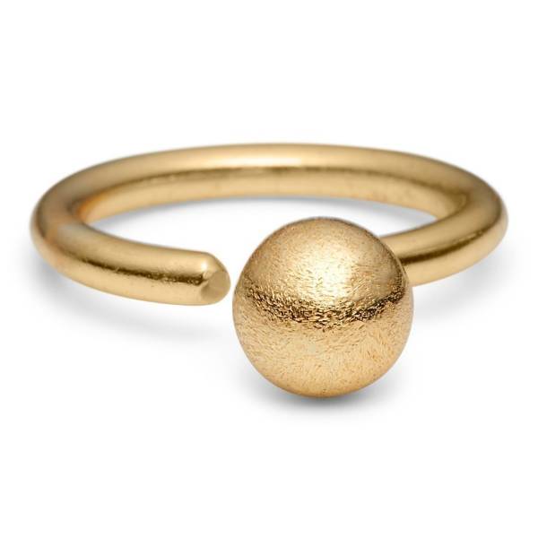 Billede af Pure Ring Guld m. kugle