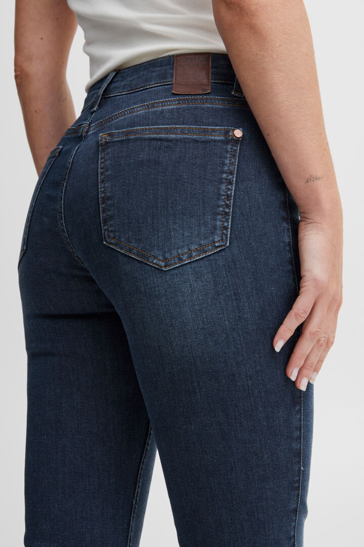 Pulz Emma HW Jeans Dark Blue-