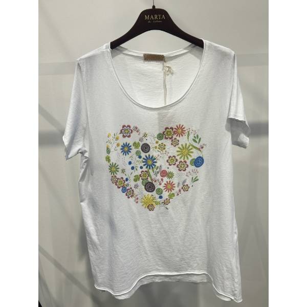 Billede af Marta Marie T-shirt Flower Hearts