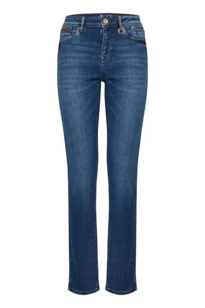 Billede af Pulz Sandra HW Jeans Medium Blue
