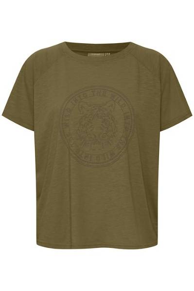 Billede af Fransa Elina Tee Dark Olive