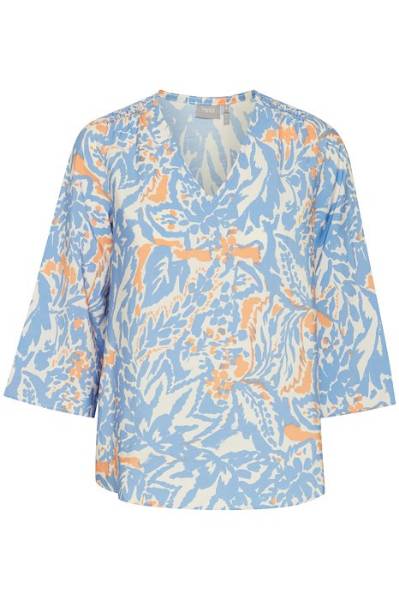 Billede af Fransa Bita Shirt Blue/apricot