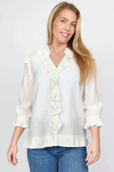 Billede af 2-Biz Cherry Blouse White