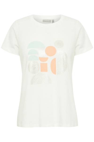 Billede af Fransa Juna Tee White Mix
