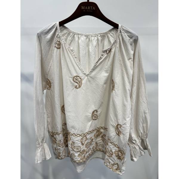 Billede af Marta Ilsa Blouse Gesso Light Beige