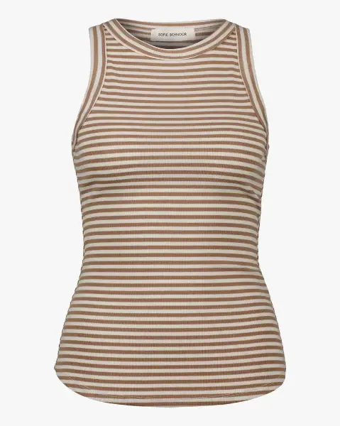 Billede af Sofie Schnoor Top Beige Stripe