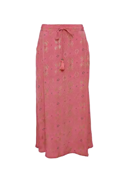 Billede af Black Colour Luna Skirt Argyle Pink