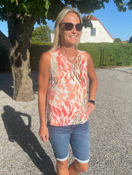 Billede af Fransa Relax Blouse Hot Coral