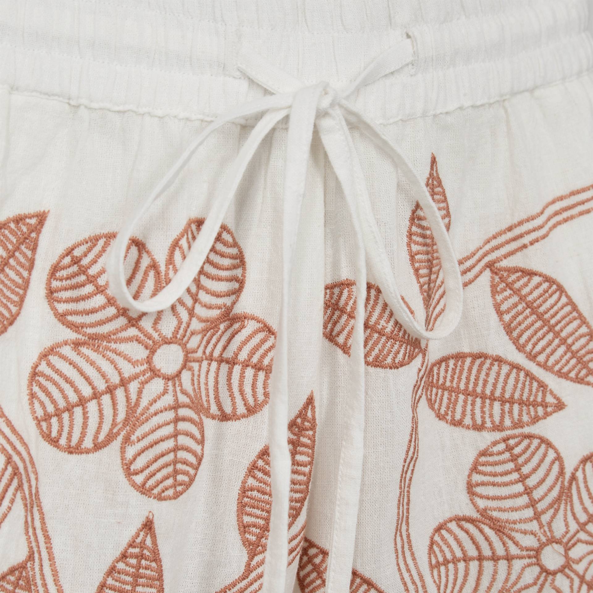 SOFIE SCHNOOR Stroke Oversized Shorts Off White