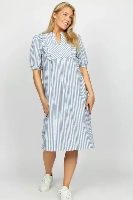 Billede af 2-Biz Iben Dress Blue Stripe