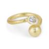 Billede af PURE Ring Zirkon Gold