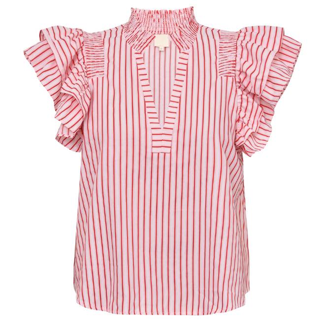 Billede af Gossia Dalila Blouse Red Stripes