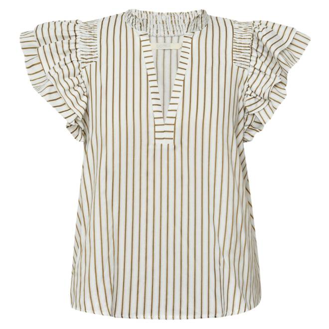 Billede af Gossia Dalila Blouse Brown Stripes