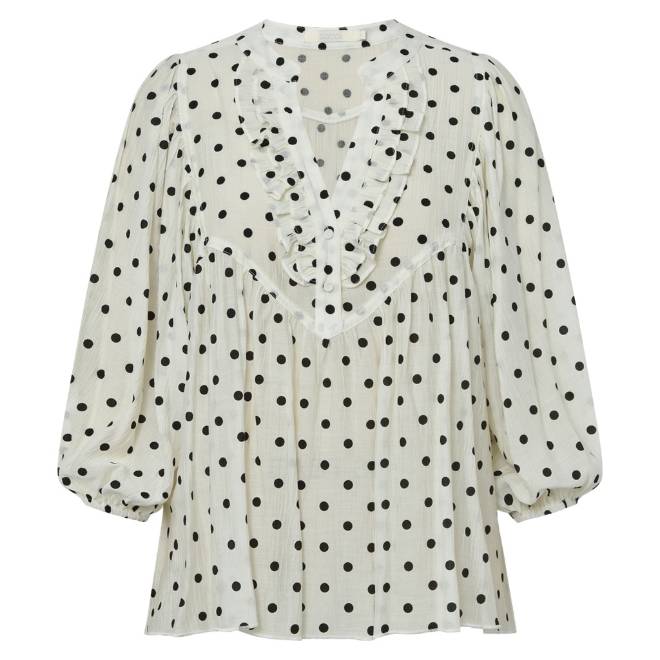 Billede af Gossia Reese Dot Blouse BLK/White