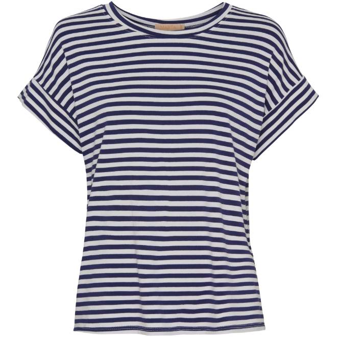 Billede af Marta Lotte T-shirt Navy/white