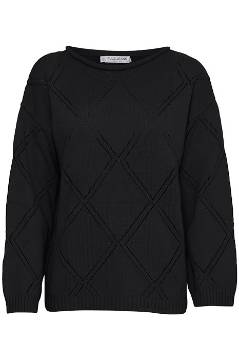 Vis detaljer for Pulz Amy Pullover BLK 50208173 Billede af Pulz Amy Pullover BLK 50208173