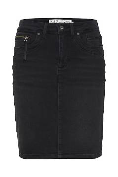 Vis detaljer for Pulz Karolina Skirt Denim  Billede af Pulz Karolina Skirt Denim